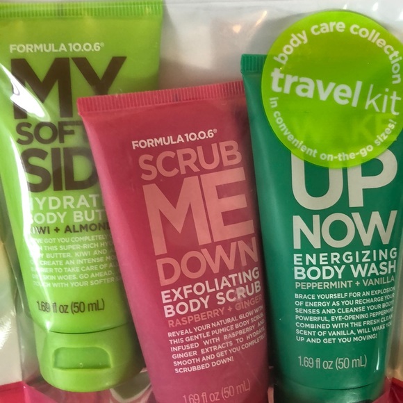 FORMULA 10.0.6 Bundle Body & Skin Care Sets Travel Size TWO Sets $48 NEW - Picture 4 of 10